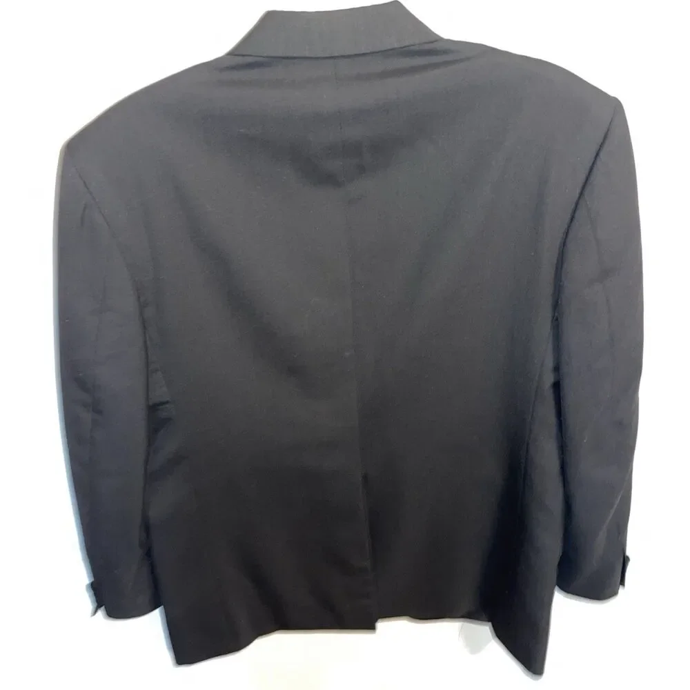 Pierre Balmain Men’s Dress Blazer Size 41R Black Wool Business Formal City